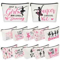 Bolsa de maquiagem de dança Silkfly Ballet Cosmetic 12 unidades à prova d'água