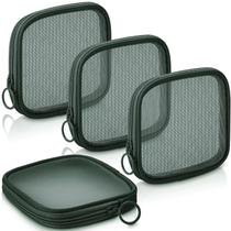 Bolsa de maquiagem de malha Weewooday Travel, bolsa de higiene pessoal, 4 peças de azeitona Bolsa de maquiagem de malha Weewooday Travel, bolsa de higiene pessoal, 4 peças de azeitona