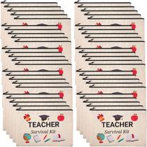 Bolsa de maquiagem Dunzy Teacher Survival Kit 50 unidades Appreciation