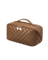 Bolsa de Maquiagem EACHY Impermeável - Bolsa de Viagem LD-Brown