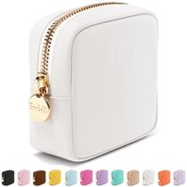 Bolsa de maquiagem Embla Travel Cosmetics Pouch impermeável branca