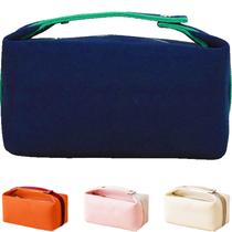 Bolsa de maquiagem Fammart Travel em lona impermeável para mulheres
