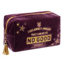 Bolsa de maquiagem Harry Potter Elegant Velvet com bordado dourado