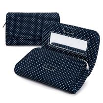 Bolsa de maquiagem Hibilog Cute Nylon com espelho impermeável para mulheres