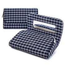 Bolsa de maquiagem Hibilog Cute Nylon com espelho impermeável para mulheres