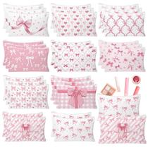 Bolsa de maquiagem HSDSH Coquette Cosmetic Pink Bow 30 unidades para mulheres