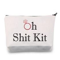 Bolsa de maquiagem LEVLO Oh Shit Kit Funny Bachelorette Bridal Shower Bolsa de maquiagem LEVLO Oh Shit Kit Funny Bachelorette Bridal Shower