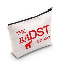 Bolsa de maquiagem LEVLO Sisters Sorority THE BADST EST.1913 Elephant