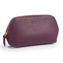 Bolsa de maquiagem Londo em couro genuíno Travel Organizer Clutch