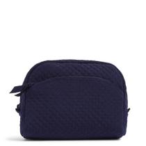 Bolsa de Maquiagem Média Vera Bradley - Microfibra - True Navy