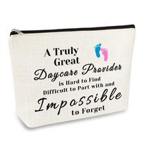 Bolsa de maquiagem Mikela Daycare Provider, presente para professores para mulheres