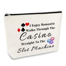 Bolsa de maquiagem Mikela Funny Gambler Gift Casino Lover Slot Machine