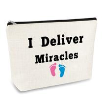 Bolsa de maquiagem Mikela Midwife, presente para mulheres, Nurse Appreciation