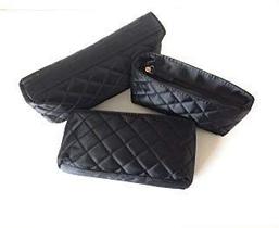 Bolsa de Maquiagem Models-on-the-Go - Kit com 3 Peças - Preta