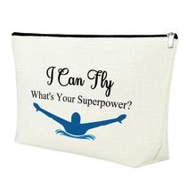 Bolsa de maquiagem Mxrymvu Swim Lover, presente para meninas nadadoras