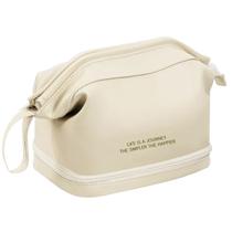 Bolsa De Maquiagem Necessaire Feminina Multiuso Make Acessórios Divisórias Pincel Bolsa De Maquiagem Necessaire Feminina Multiuso Make Acessórios Divisórias Pincel