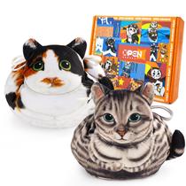 Bolsa de maquiagem Openhahaha Drawstring Cat Travel Organizer, pacote com 2 Bolsa de maquiagem Openhahaha Drawstring Cat Travel Organizer, pacote com 2