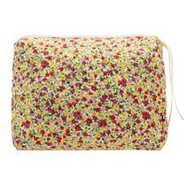 Bolsa de maquiagem PAZIMIIK acolchoada vintage Travel para mulheres e meninas