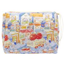 Bolsa de maquiagem PAZIMIIK acolchoada vintage Travel para mulheres e meninas