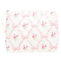 Bolsa de maquiagem PAZIMIIK acolchoada vintage Travel para mulheres e meninas