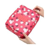 Bolsa De Maquiagem Portátil À Prova D'água Para Viagem, Organizador Cosmético Multifuncional Com