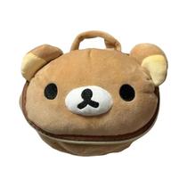 Bolsa De Maquiagem Portátil Em Forma De Urso Rilakkuma, Armazenamento Estereoscópico Para Meninas
