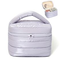 Bolsa de maquiagem Prite Cute Cosmetic Bag Waterproof Violet