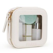 Bolsa de maquiagem Prite Small, portátil, transparente, impermeável para mulheres