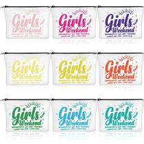Bolsa de maquiagem Reginary Girls Weekend Gifts Favors, conjunto de 9