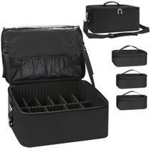 Bolsa de maquiagem Relavel Large Professional com alça de ombro Bolsa de maquiagem Relavel Large Professional com alça de ombro