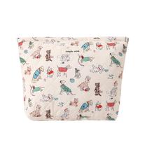 Bolsa de maquiagem RSRSLEII de algodão acolchoado Cute Animal 27x22x5cm Bolsa de maquiagem RSRSLEII de algodão acolchoado Cute Animal 27x22x5cm