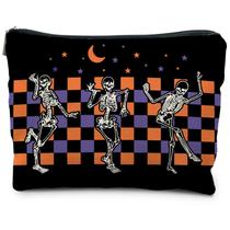 Bolsa de maquiagem RYYCDOI Gothic Skeleton Witchy Dark Academia