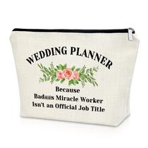 Bolsa de maquiagem Sazuwu Wedding Planner, presente para o dia do casamento