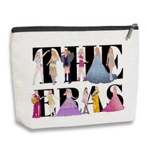 Bolsa de maquiagem Singer kdxpbpz para mulheres, presentes para amantes da música Bolsa de maquiagem Singer kdxpbpz para mulheres, presentes para amantes da música