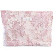 Bolsa de maquiagem STARDW Aesthetic Floral para mulheres e meninas em tela Bolsa de maquiagem STARDW Aesthetic Floral para mulheres e meninas em tela