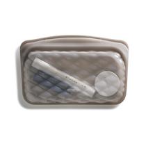 Bolsa de maquiagem Stasher Premium Silicone Reutilizável Taupe 350ml