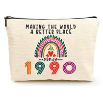 Bolsa de maquiagem Suemetic, presentes de aniversário de 35 anos para ela Bolsa de maquiagem Suemetic, presentes de aniversário de 35 anos para ela