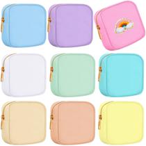 Bolsa de maquiagem Sweetude Mini Nylon, 9 peças à prova d'água para viagem Bolsa de maquiagem Sweetude Mini Nylon, 9 peças à prova d'água para viagem