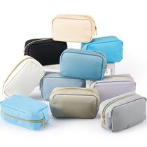 Bolsa de maquiagem Sweetude Preppy PU Leather 10 unidades para mulheres