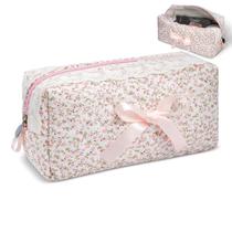 Bolsa de maquiagem SXS LACONIC acolchoada e organizador de cosméticos de viagem