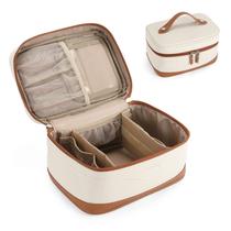 Bolsa de maquiagem Telena Large Travel Toiletry Vegan Leather Women Bolsa de maquiagem Telena Large Travel Toiletry Vegan Leather Women