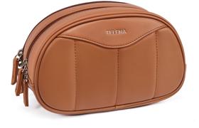 Bolsa de maquiagem Telena Medium Travel Vegan Leather Women Bolsa de maquiagem Telena Medium Travel Vegan Leather Women