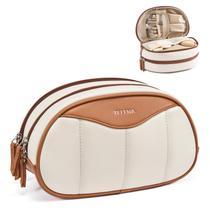Bolsa de maquiagem Telena Medium Travel Vegan Leather Women Bolsa de maquiagem Telena Medium Travel Vegan Leather Women
