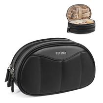 Bolsa de maquiagem Telena Medium Travel Vegan Leather Women Bolsa de maquiagem Telena Medium Travel Vegan Leather Women