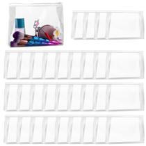Bolsa de maquiagem transparente GAWBYET Mini 50 unidades de PVC impermeável