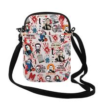 Bolsa de maquiagem TSOTMO 23,5 x 17 cm, presente de terror de Halloween