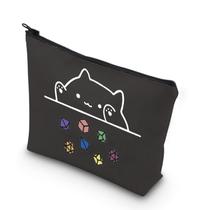 Bolsa de maquiagem TSOTMO Cat Throwing Dice Bag of Holding para mulheres