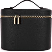 Bolsa de maquiagem Vanity Case JAZD com organizador removível PRETA