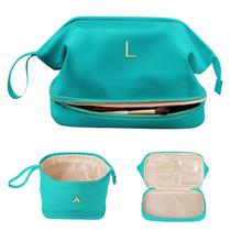 Bolsa de maquiagem Vogewood Teen Girl em couro PU impermeável Bolsa de maquiagem Vogewood Teen Girl em couro PU impermeável