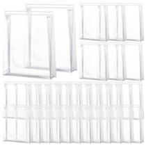 Bolsa de maquiagem Xuniea Mini Clear 50 unidades de PVC impermeável 13x17x4 cm Bolsa de maquiagem Xuniea Mini Clear 50 unidades de PVC impermeável 13x17x4 cm
